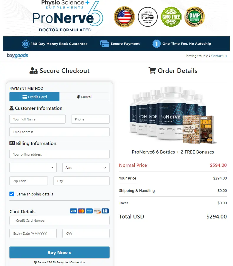  Order ProNerve6